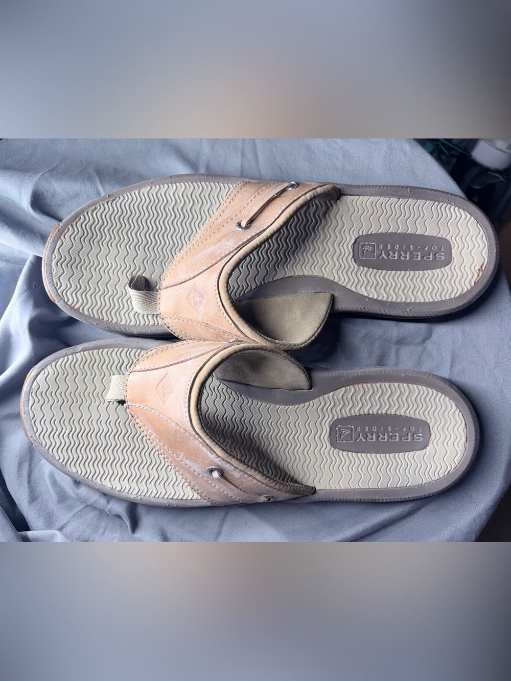 Sperry Top-Sider Outer Banks Men’s Leather Thong Flip Flop Sandals